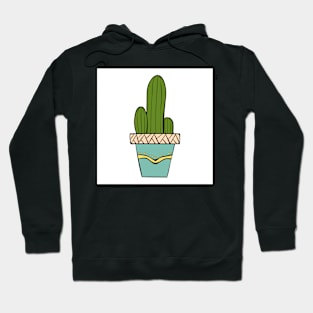 Cactus vector illustration. Hand drawn. Cactus plants nature element Hoodie